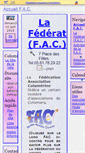 Mobile Screenshot of fac-colomiers.fr